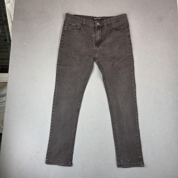 Rizzano Jeans Mens 34x30 Gray Slim Skinny Stretch Denim 5-Pocket Tag 36 - Picture 1 of 15